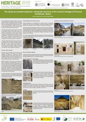 The stone as constant presence: vernacular structure of the cultural heritage of Porcuna (Andalusia, Spain)