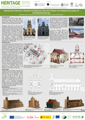 Vernacular features in the eclectic architecture of the tropics. Analysis through architectural survey.