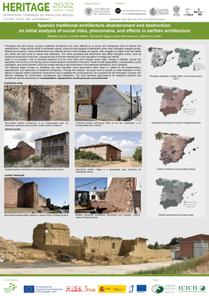 Spanish traditional architecture abandonment and destruction: an initial analysis of social risks, phenomena and effects