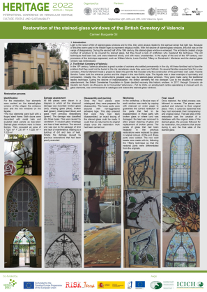 Restoration of the stained-glass windows of the British Cemetery of Valencia